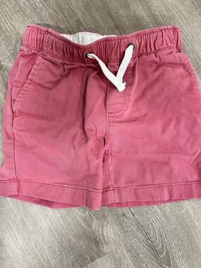 Crewcuts Hot Pink Cotton Shorts with White Waistband